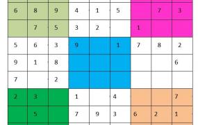 九宫格填数字游戏,玩转数独（八），九宫格数独玩法详解，两分钟学会