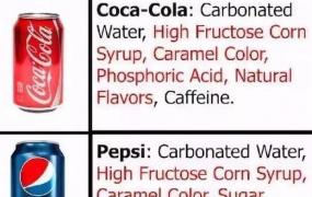 百事可乐是哪个国家的,可口可乐与百事可乐有什么区别？