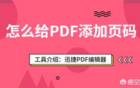 pdf加页码,怎么给PDF文件添加页码？