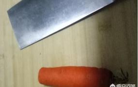 胡萝卜切片,胡萝卜菱形片切法是怎样的？
