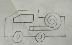 小朋友简笔画,儿童简笔画—消防车怎么画？