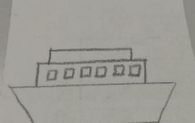 正方形简笔画,正方形简笔画之如何画轮船？