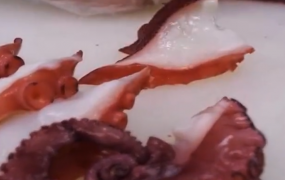 章鱼须是如何一步步制作出来的（大的鱿鱼须是怎么做）