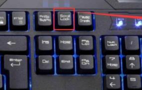 键盘指示灯第三个是什么意思