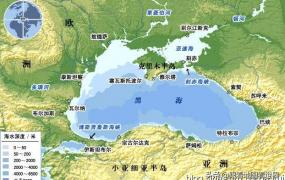 克里米亚半岛 地图（亚速海成为俄罗斯“内湖”）