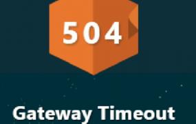 504 gateway timeout什么意思