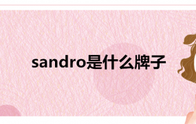 sandro是什么牌子(法国品牌sandro)