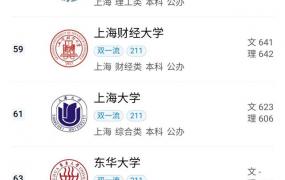 上海985大学有哪些