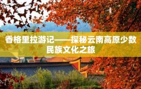 香格里拉游记——探秘云南高原少数民族文化之旅
