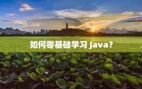 如何零基础学习 Java？