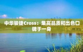 中华骏捷Cross：集高品质和出色口碑于一身