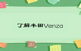 了解丰田Venza
